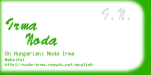 irma noda business card